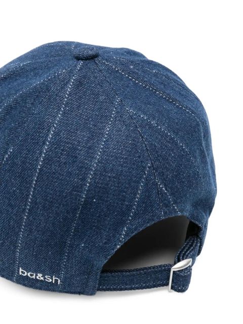 Ba&Sh pinstripe baseball cap - Blue - zdjęcie produktu nr 2