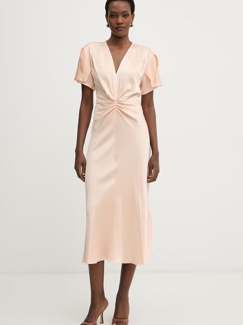 Victoria Beckham sukienka bieliźniana z wiskozą - zdjęcie produktu nr 1