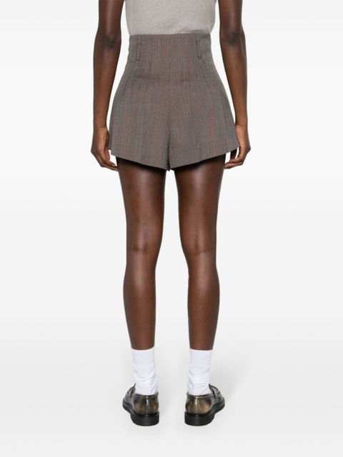 Prada high-waist tailored shorts - Brown