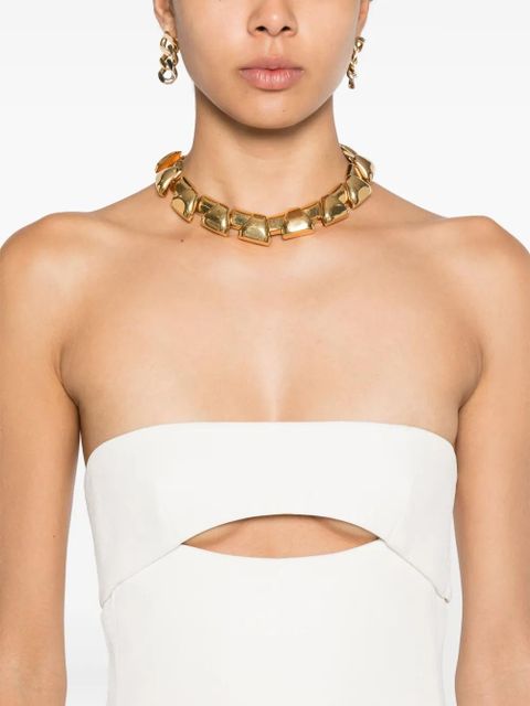 Saint Laurent silk midi dress - White - zdjęcie produktu nr 2