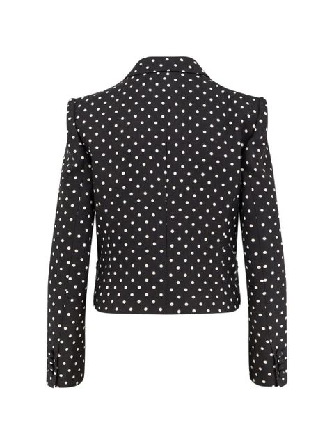 Valentino Garavani polka-dot tailored blazer - Black - zdjęcie produktu nr 2