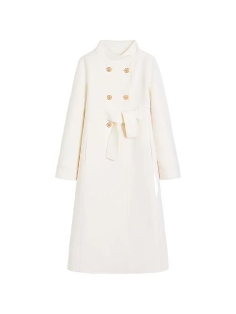 Valentino Garavani Compact Drap coat - White - zdjęcie produktu nr 1