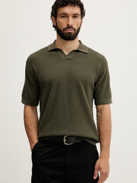 BOSS Orange polo męskie bawełniane Kocello - zdjęcie produktu nr 1