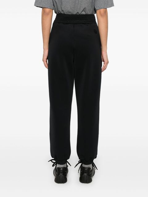 Moncler scuba jersey track pants - Black