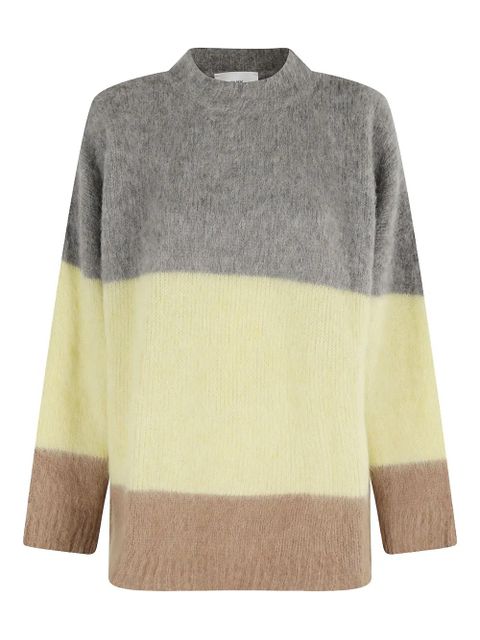 SOLOTRE colourblock sweater - Grey - zdjęcie produktu nr 1