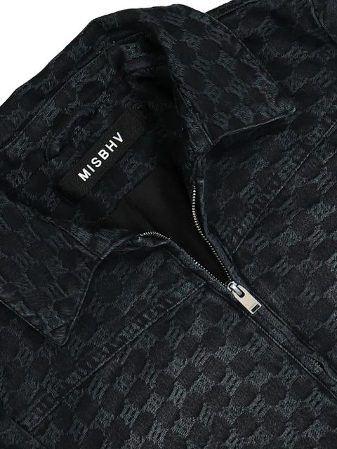 MISBHV jacquard cropped jacket - Black