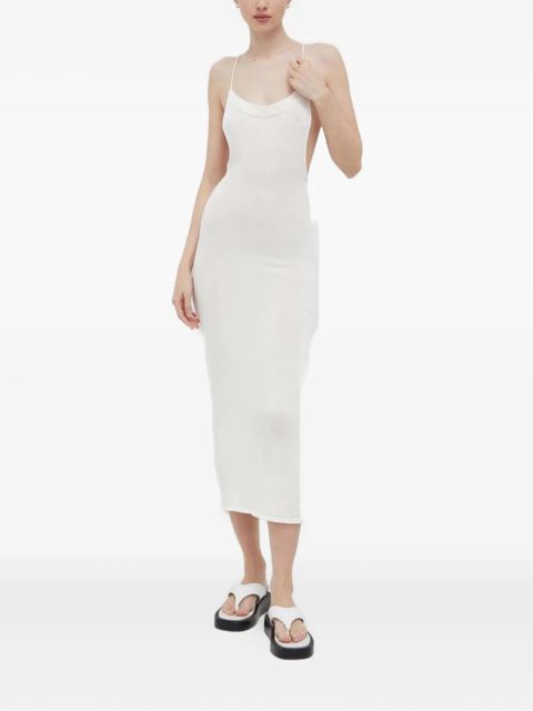 ALOHAS open-back midi dress - White - zdjęcie produktu nr 2