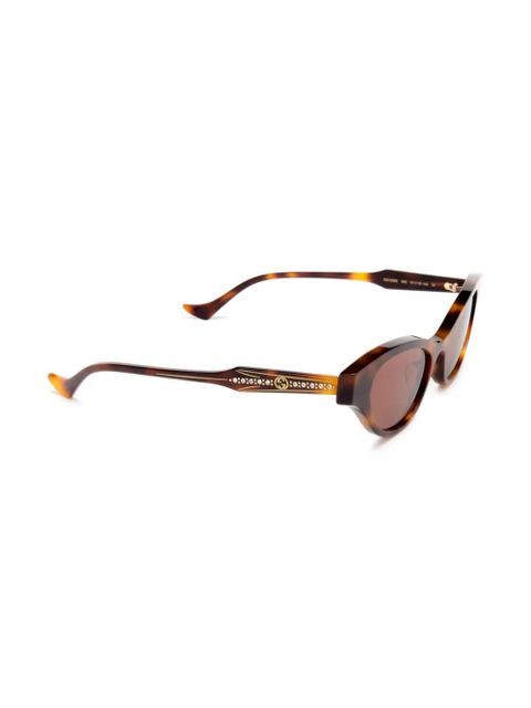 Gucci Eyewear cat-eye frame sunglasses - Brown - zdjęcie produktu nr 2