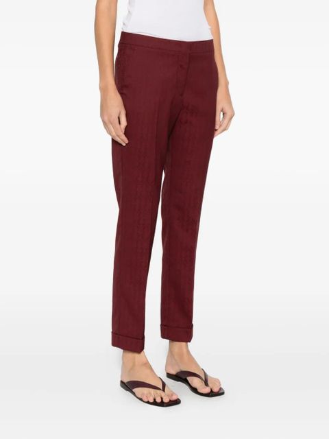 ETRO pressed-crease trousers - Red