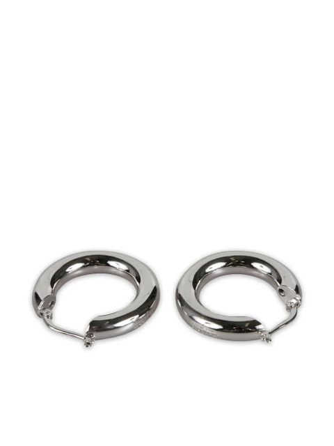 Jil Sander round-hoop earrings - Silver - zdjęcie produktu nr 1