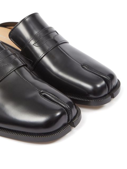 Maison Margiela Tabi City leather mules - Black
