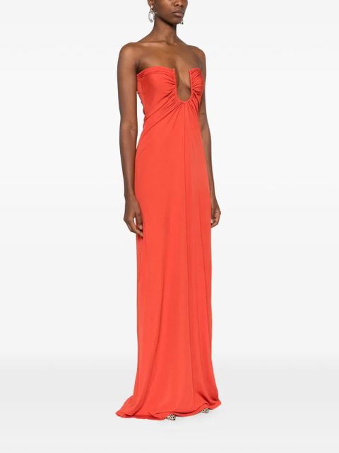 Christopher Esber Arced Palm maxi dress - Orange - zdjęcie produktu nr 2