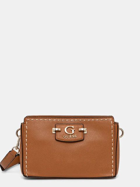 Guess torebka NASTRA kolor brązowy HWBG96 37720