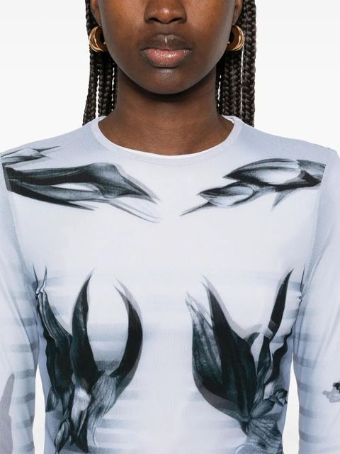 Jean Paul Gaultier The Flower Body Morphing Marinière T-shirt - White - zdjęcie produktu nr 2