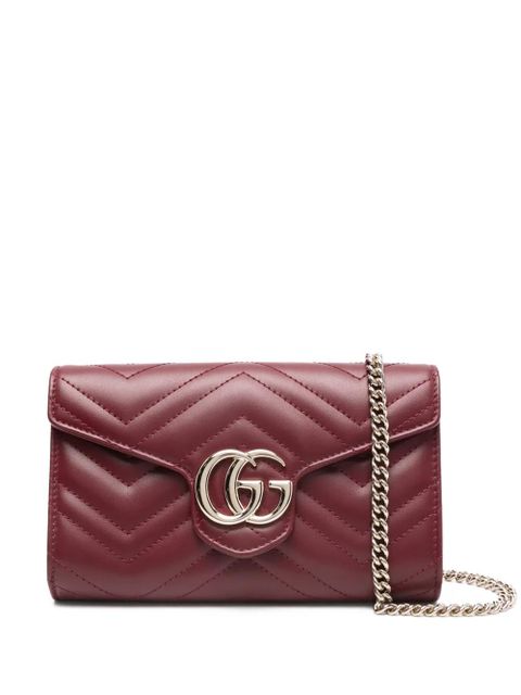 Gucci mini GG Marmont clutch - Red - zdjęcie produktu nr 1