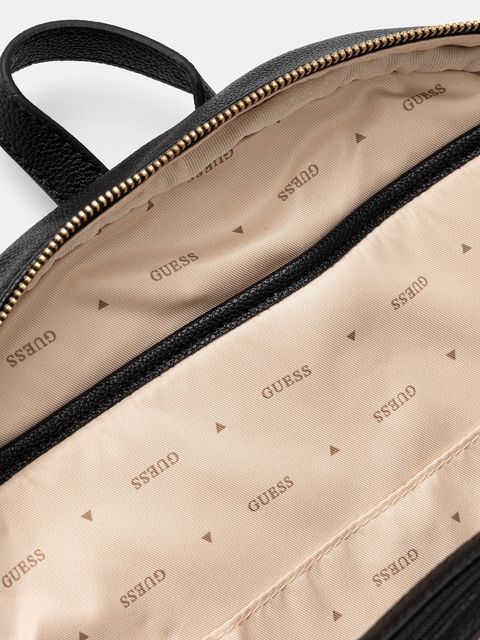 Guess plecak POWER PLAY damski kolor czarny duży gładki HWBG71 24350