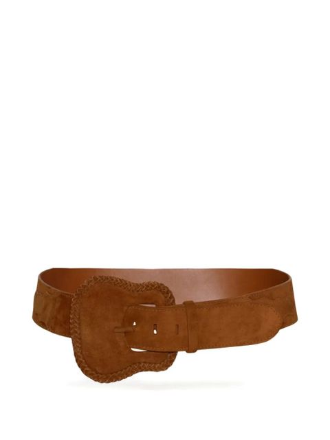 Johanna Ortiz Majesty braided-buckle belt - Brown - zdjęcie produktu nr 1
