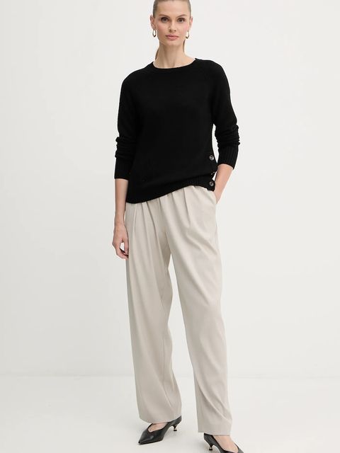 Silvian Heach sweter z domieszką wełny PICOULANE damski kolor czarny GPA25233MA - zdjęcie produktu nr 2