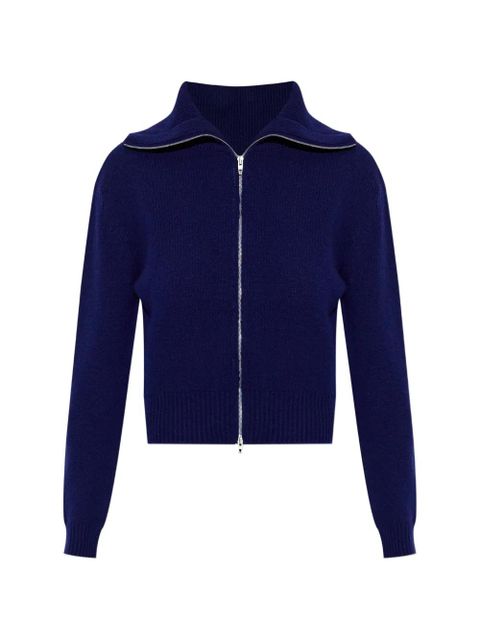 Jil Sander wide-collar cardigan - Blue - zdjęcie produktu nr 1
