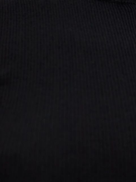 Max Mara ribbed turtleneck top - Black