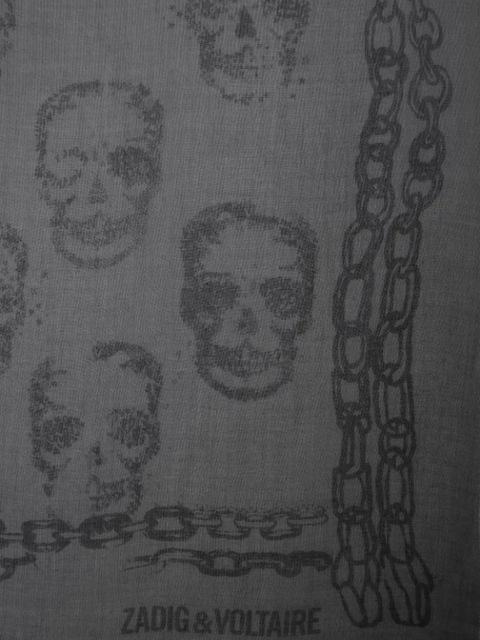 Zadig&Voltaire Kerry scarf - Grey - zdjęcie produktu nr 2