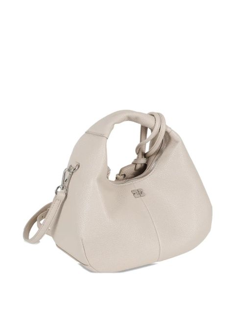 GANNI mini Hobo tote bag - Neutrals