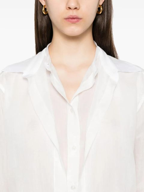 TOTEME double-collar shirt - White