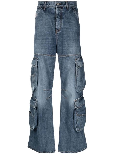 Diesel 1996 D-Sire 0NLAX straight-leg jeans - Blue - zdjęcie produktu nr 1