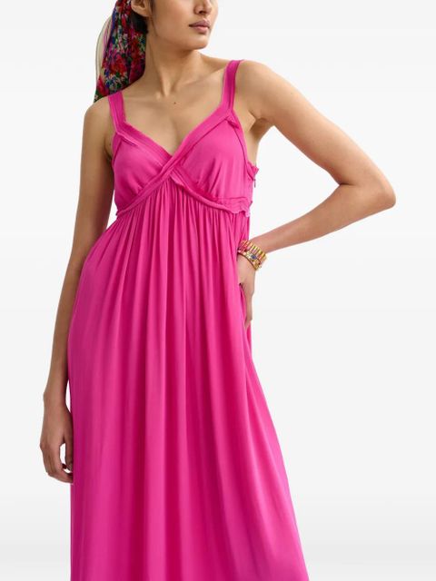 Essentiel Antwerp V-neck maxi dress - Pink
