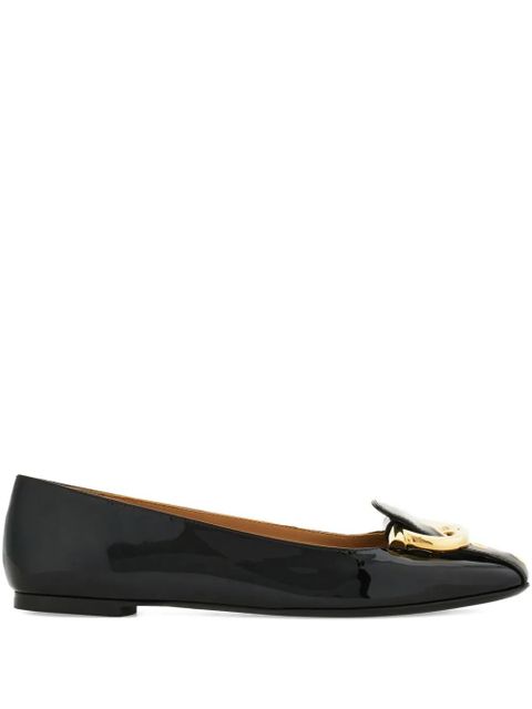 Ferragamo Gancini ballet flats - Black - zdjęcie produktu nr 1