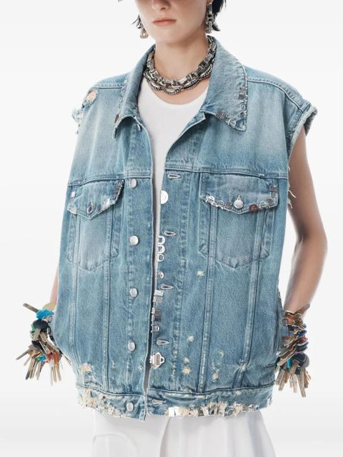 Alexander Wang denim vest - Black