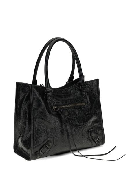 Balenciaga mini Le City lambskin tote bag - Black