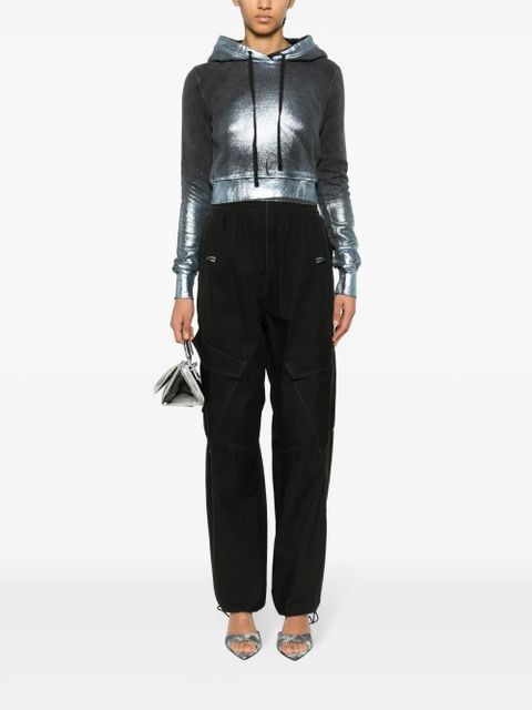 Diesel F-Slimmy cropped hoodie - Blue - zdjęcie produktu nr 2