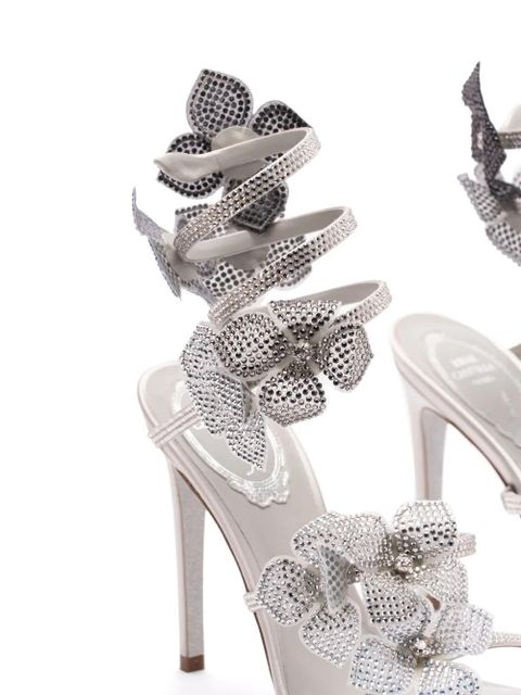 René Caovilla 105mm Floriane sandals - Silver - zdjęcie produktu nr 2