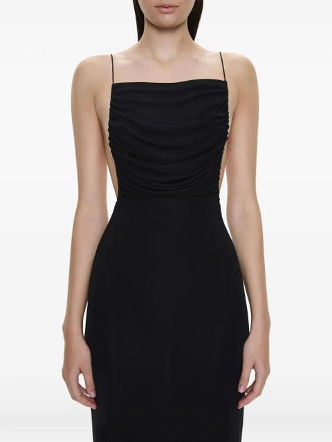 Christopher Esber Sculpted ruched dress - Black