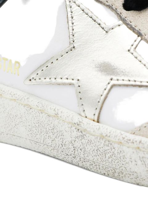 Golden Goose star-detail leather sneakers - White