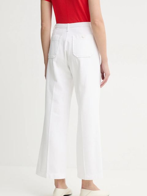 Sessun jeansy damskie kolor biały 24221005