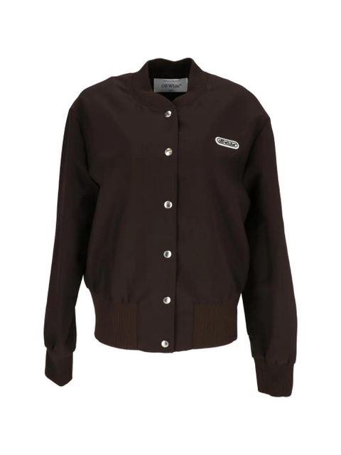 Off-White logo-detail jacket - Green - zdjęcie produktu nr 1