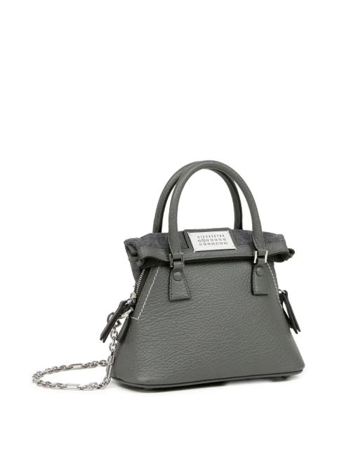 Maison Margiela mini 5AC Classique tote bag - Grey - zdjęcie produktu nr 2