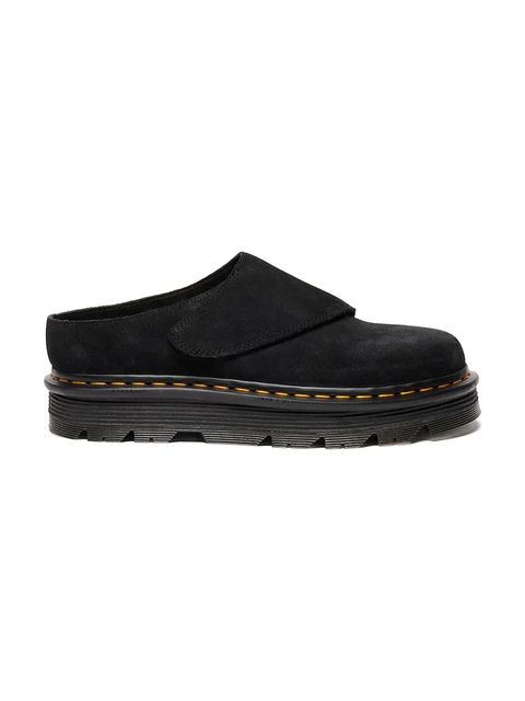 Dr. Martens klapki zamszowe ZebZag AnyWair Mule kolor czarny DM41730001 - zdjęcie produktu nr 1