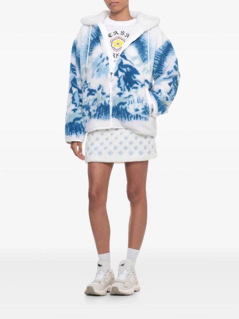 Casablanca graphic-print hoodie - White - zdjęcie produktu nr 2