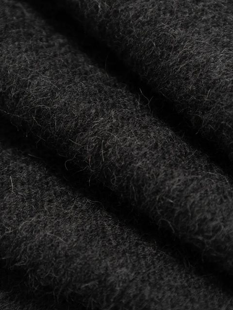 My Alpaca szalik wełniany z alpaki kolor szary gładki THSINC30180