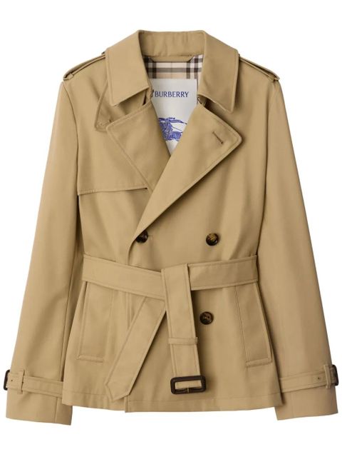 Burberry cotton-blend trench coat - Neutrals - zdjęcie produktu nr 1