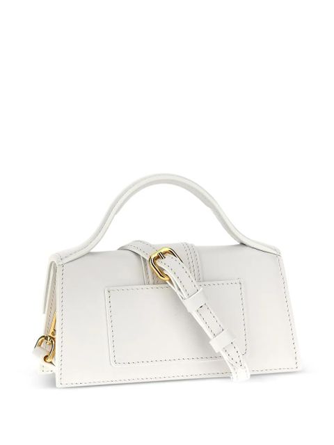 Jacquemus small The Bambino leather tote bag - White