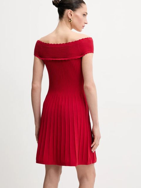 Morgan sukienka RMELDO kolor czerwony mini rozkloszowana RMELDO