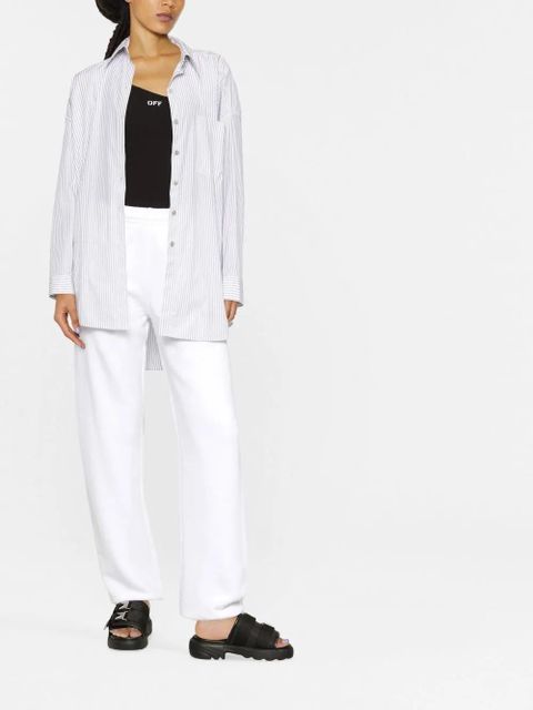 Off-White logo-print cotton track pants - zdjęcie produktu nr 2