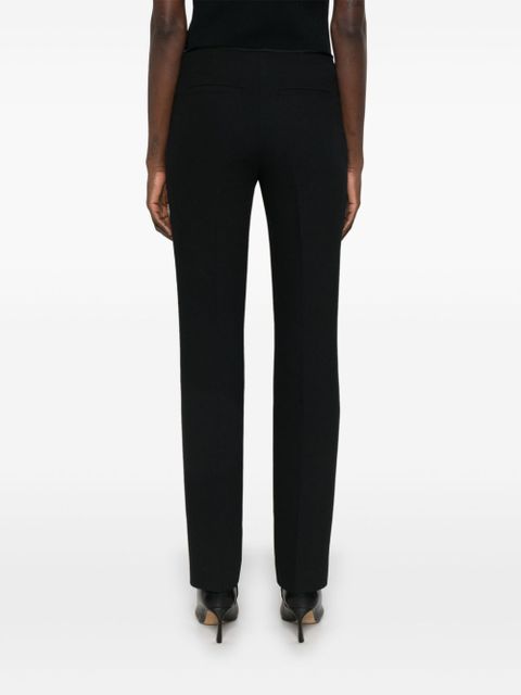 TOTEME low-rise stovepipe trousers - Black