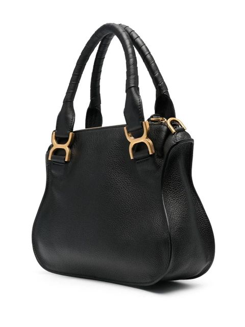 Chloé Marcie leather tote bag - Black