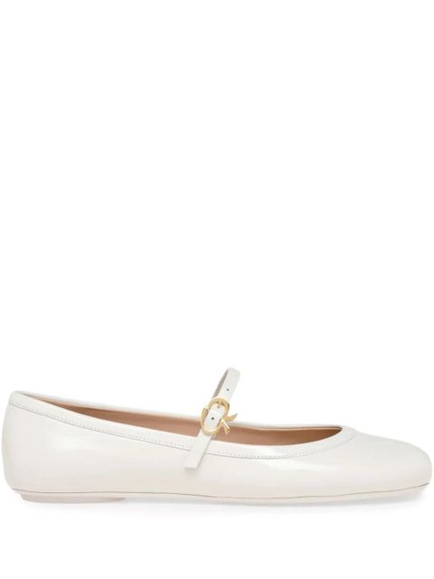 Gianvito Rossi Carla ballet flats - White - zdjęcie produktu nr 1