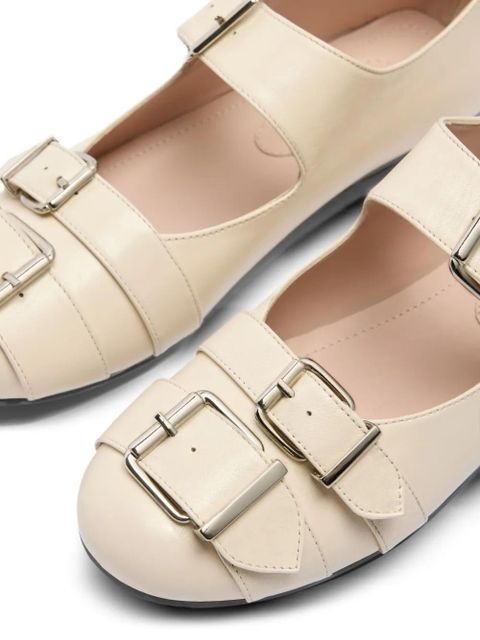 Simone Rocha triple-buckle ballet flats - Neutrals - zdjęcie produktu nr 2